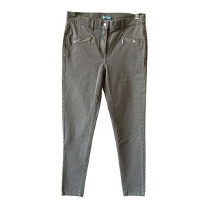 J MCLAUGHLIN MOTO JEANS SKINNY CASUAL PREPPY STREETWEAR PREPPY EDGY GRAY 6